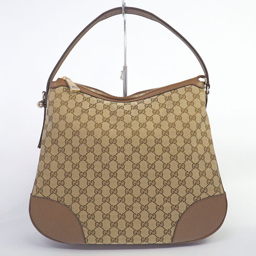Gucci One Shoulder Hobo Bag GG Canvas